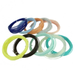 natural, baby yellow, pastel salmon, cotton candy, sky blue, navy blue, sea foam, turqouise, light gray, dark chocolate